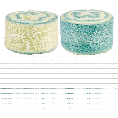 Segment Dyed Knitting Yarn DIY-TAC0033-03D-1