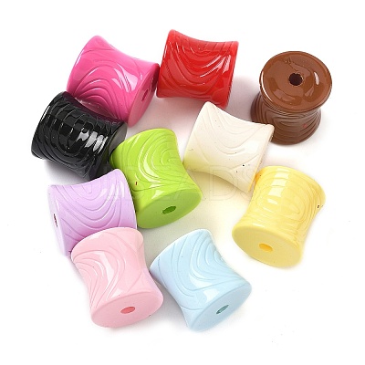 Opaque Acrylic Beads OACR-P031-03M-1