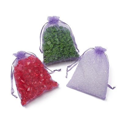 Organza Gift Bags with Drawstring X-OP-R016-13x18cm-06-1