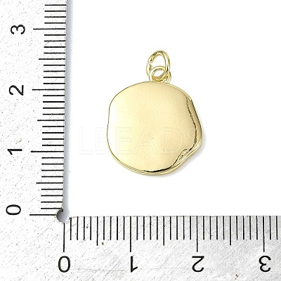 Ocean Theme Brass Enamel Pendants KK-H270-06G-06-1