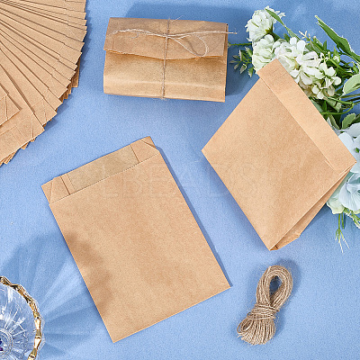50Pcs Rectangle Paper Baking Bags CARB-SP0001-05A-02-1