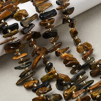 Natural Pietersite Beads Strands G-L649-D03-02-1