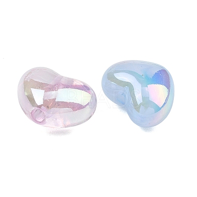 UV Plating Opaque Acrylic Beads MACR-K361-39-1