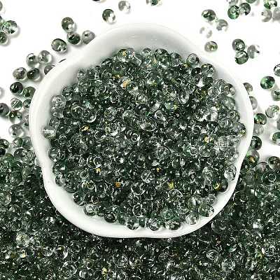 6/0 Spray Paint Fringe Glass Seed Beads SEED-H003-11I-1