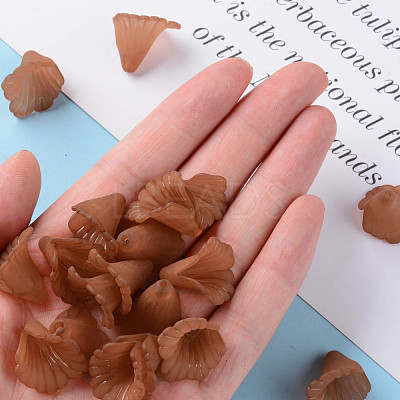 Transparent Acrylic Bead Caps PL551-C06-1