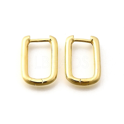 Brass Huggie Hoop Earrings EJEW-F245-04G-A-1