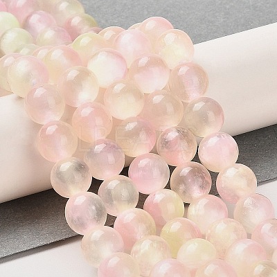 Natural Selenite Beads Strands G-P493-01P-1