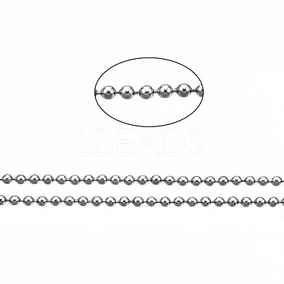 Tarnish Resistant 304 Stainless Steel Ball Chains CHS-S005-05A-01-1