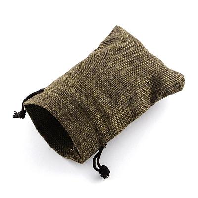Burlap Packing Pouches Drawstring Bags ABAG-Q050-7x9-05-1