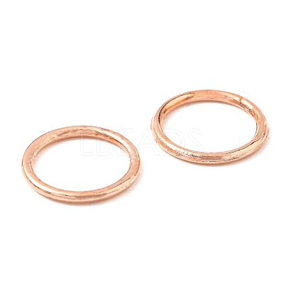 Alloy Soldered Closed Jump Rings KK-WH0052-05A-RG-1