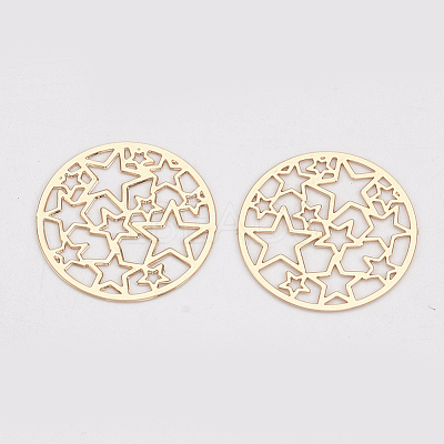 Brass Filigree Joiners Links KKC-S001-013KC-1