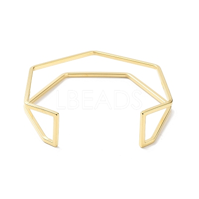 304 Stainless Steel Cuff Bangles BJEW-G685-01C-1