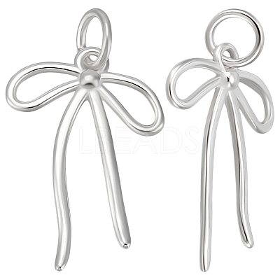 2Pcs 925 Sterling Silver Pendants STER-BBC0007-88-1