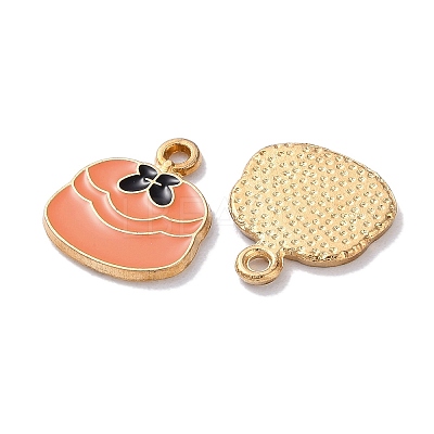 Alloy Enamel Pendants ENAM-O001-11T-G-1