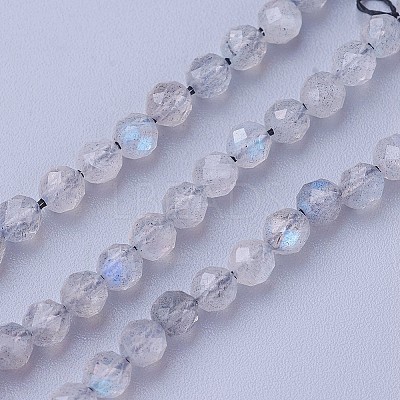 Natural Labradorite Beads Strands G-F619-15-4mm-1