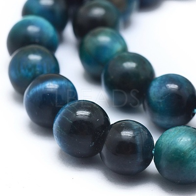 Natural Tiger Eye Bead Strands G-I224-02-10mm-1