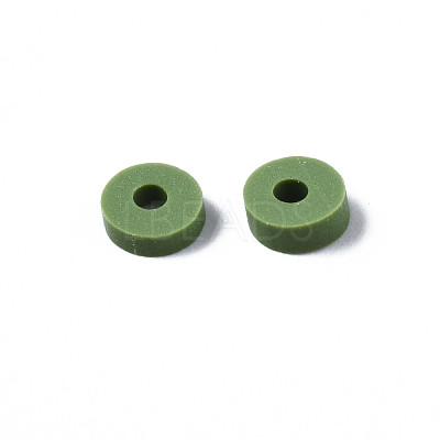 Handmade Polymer Clay Beads CLAY-R067-4.0mm-B43-1