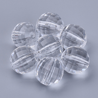 Transparent Acrylic Beads TACR-Q254-8mm-V01-1