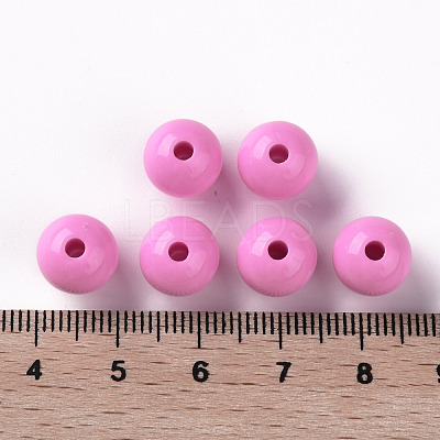 Opaque Acrylic Beads MACR-S370-C10mm-A02-1