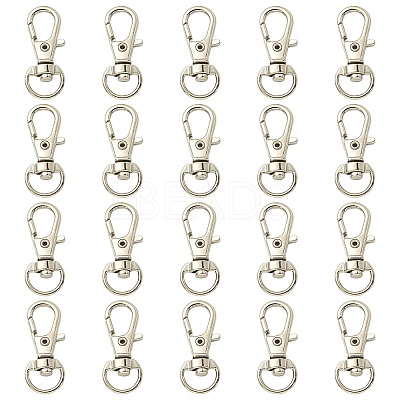20Pcs Alloy Swivel Lobster Claw Clasps FIND-YW0001-55C-1