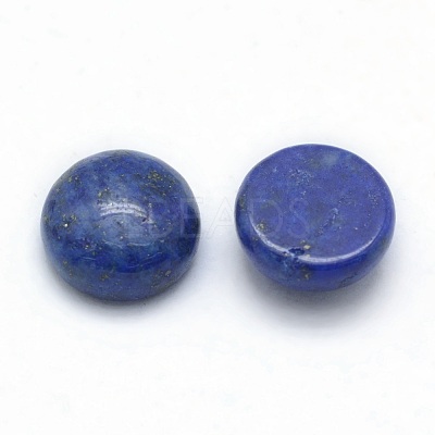 Natural Lapis Lazuli Cabochons X-G-P393-R11-10mm-1