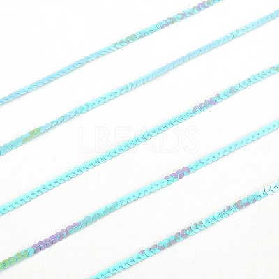 Lt.Blue With AB Color Paillette/Sequins Roll X-BS17Y-1