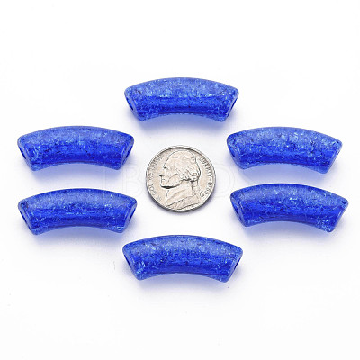 Transparent Crackle Acrylic Beads CACR-S009-001B-N86-1