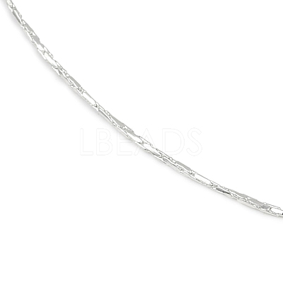 Brass Chain Necklaces NJEW-D077-S-1
