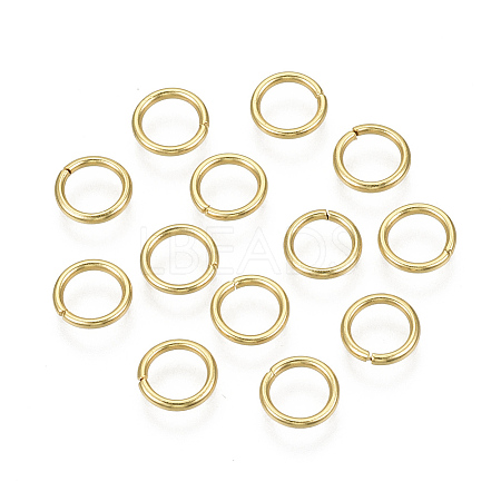 304 Stainless Steel Open Jump Rings X-STAS-R060-7x1-1