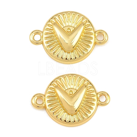 Brass Connector Charms KK-CBA57A9-03G-01-1