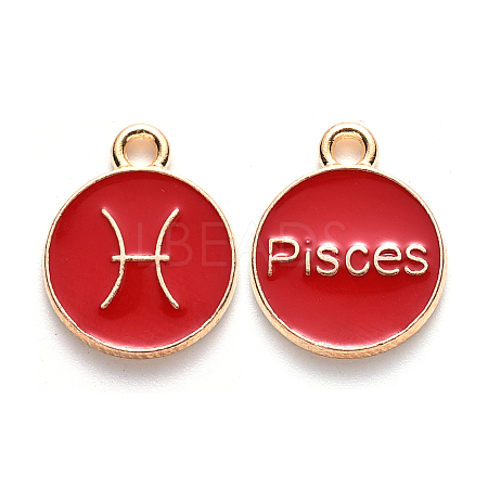 Alloy Enamel Pendants LS-ENAM-S124-01B-07H-1