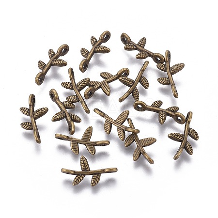 Tibetan Style Links Connectors MLF0801Y-1