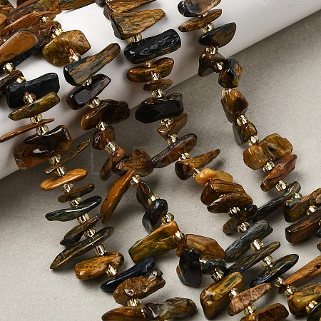 Natural Pietersite Beads Strands G-L649-D03-02-1