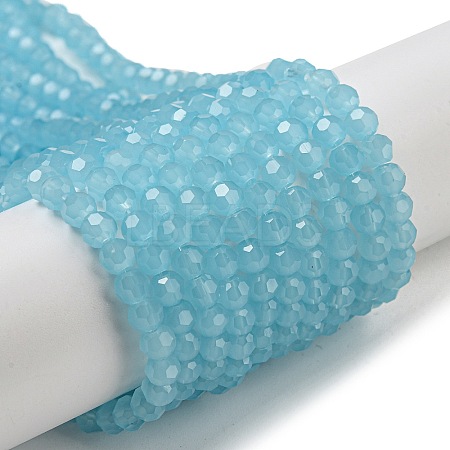 Imitation Jade Glass Beads Stands EGLA-A035-J4mm-D04-1