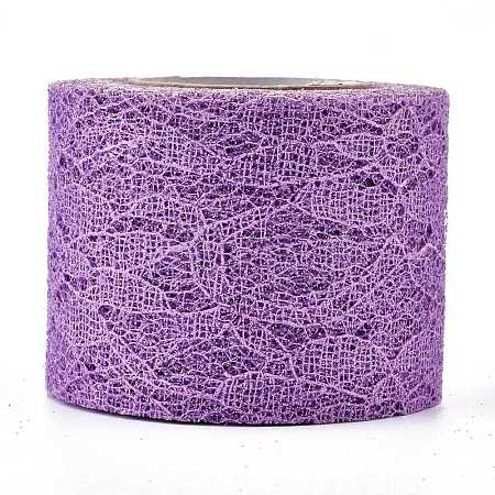 Sparkle Lace Fabric Ribbons X-OCOR-K004-C12-1
