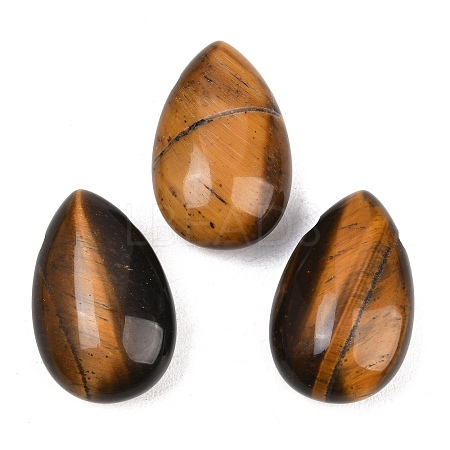 Natural Tiger Eye Pendants G-B195-02N-1