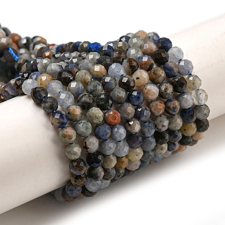 Natural Sodalite Beads Strands G-A097-A12-03-1