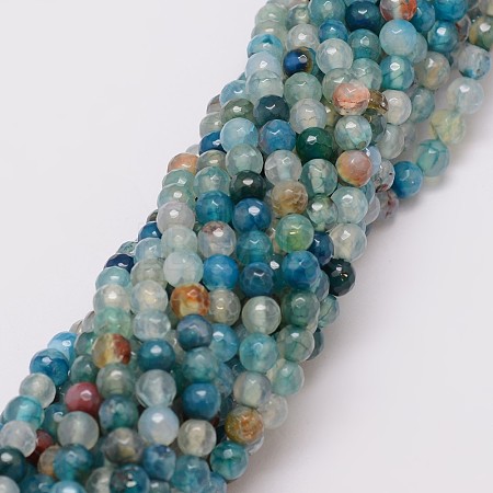 Natural Agate Bead Strands X-G-G882-6mm-C02-1-1