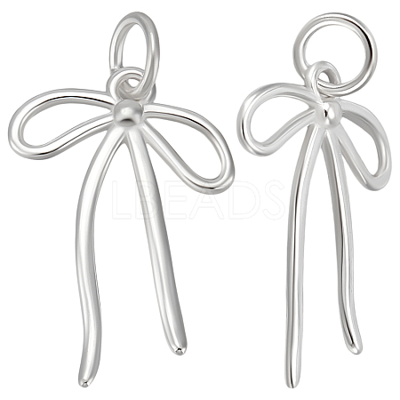 2Pcs 925 Sterling Silver Pendants STER-BBC0007-88-1