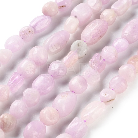 Natural Kunzite Beads Strands G-P497-01C-36-1