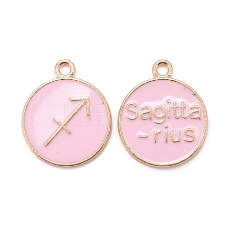 Alloy Enamel Pendants ENAM-S124-01A-09F-1