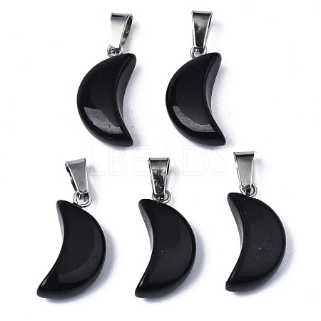 Spray Painted Glass Pendants GLAA-N035-021-H01-1