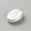 Natural Baroque Keshi Pearl Pendants KK-CJC0025-001G-09-2