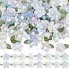 80Pcs 8 Colors Transparent Acrylic Pendants FIND-SC0021-52-1