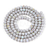 Electroplate Opaque Solid Color Glass Beads Strands LS-EGLA-A034-P3mm-L23-2