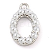 Plastic Imitation Pearl Pendants KK-P230-17P-O-1