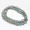 Electroplate Glass Beads Strands EGLA-Q063-04-3