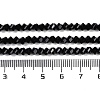 Electroplate Glass Beads Strands GLAA-Q105-04E-4