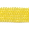 Baking Paint Imitation Jade Glass Round Bead Strands DGLA-Q021-4mm-24-2