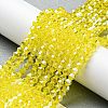 Transparent Electroplate Glass Beads Strands EGLA-A039-T3mm-A21-4